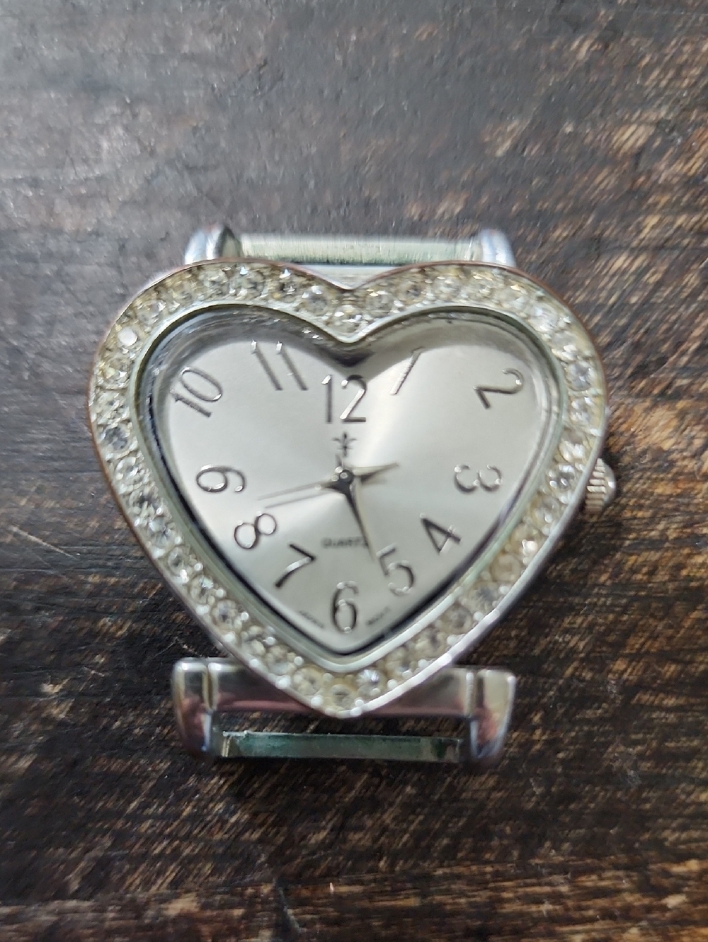 Cato Silver Heart-Shaped Watch Caseback